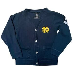 University of Notre Dame Cardigan Sweater Size 5/6